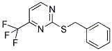 2-(BENZYLTHIO)-4-(TRIFLUOROMETHYL)PYRIMIDINE Struktur