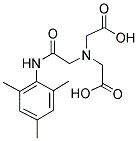 N-(2,4,6-TRIMETHYLPHENYLCARBAMOYLMETHYL)IMINODIACETIC ACID Struktur