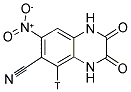 6-CYANO-7-NITRO-QUINOXALINE-2,3-DIONE [5-3H]- Struktur