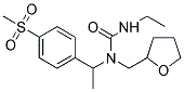 N-ETHYL-N'-[A-METHYL-4-(METHYLSULPHONYL)BENZYL]-N'-(TETRAHYDROFURFURYL)UREA Struktur