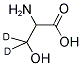 DL-SERINE (3,3-D2) Struktur