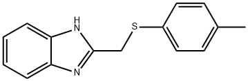 1H-1,3-BENZIMIDAZOL-2-YLMETHYL 4-METHYLPHENYL SULFIDE Struktur