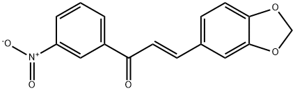 3-(1,3-BENZODIOXOL-5-YL)-1-(3-NITROPHENYL)PROP-2-EN-1-ONE Struktur