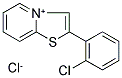 2-(2-CHLOROPHENYL)[1,3]THIAZOLO[3,2-A]PYRIDIN-4-IUM CHLORIDE Struktur