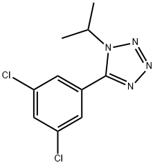 5-(3,5-DICHLOROPHENYL)-1-ISOPROPYL-1H-1,2,3,4-TETRAAZOLE Struktur