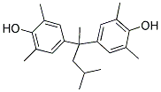 4-[1-(4-HYDROXY-3,5-DIMETHYLPHENYL)-1,3-DIMETHYLBUTYL]-2,6-DIMETHYLPHENOL Struktur