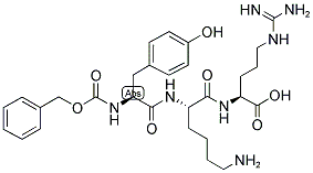 Z-TYR-LYS-ARG-OH Struktur