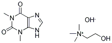 CHOLINE THEOPHYLLINATE Struktur