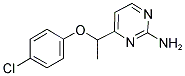 4-[1-(4-CHLOROPHENOXY)ETHYL]-2-PYRIMIDINAMINE Struktur