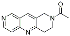 1,2,3,4-TETRAHYDRO-2-ACETYLPYRIDO[4,3-B][1,6]NAPHTHAHYDRINE Struktur