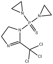 DIAZIRAN-1-YL[2-(TRICHLOROMETHYL)-4,5-DIHYDRO-1H-IMIDAZOL-1-YL]PHOSPHINE SULFIDE Struktur