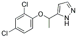 2,4-DICHLOROPHENYL 1-(1H-PYRAZOL-5-YL)ETHYL ETHER Struktur