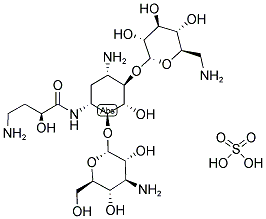 AMIKACIN SULFATE SALT Struktur