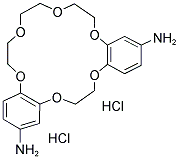 4,4'(5')-DIAMINO-[2,4]-DIBENZO-18-CROWN-6 DIHYDROCHLORIDE Struktur