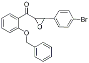 [2-(BENZYLOXY)PHENYL][3-(4-BROMOPHENYL)OXIRAN-2-YL]METHANONE Struktur