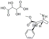 (-)-2BETA-CARBOMETHOXY-3BETA-PHENYLTROPANE TARTRATE Struktur