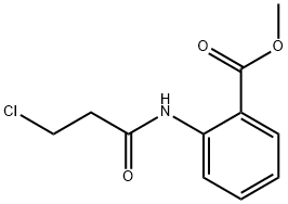 METHYL 2-[(3-CHLOROPROPANOYL)AMINO]BENZOATE Struktur