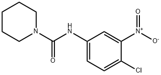 N1-(4-CHLORO-3-NITROPHENYL)PIPERIDINE-1-CARBOXAMIDE Struktur