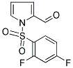 1-[(2,4-DIFLUOROPHENYL)SULFONYL]-1H-PYRROLE-2-CARBALDEHYDE Struktur