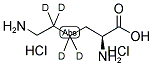 L-LYSINE 2HCL (4,4,5,5-D4) Struktur