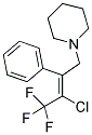 1-(3-CHLORO-4,4,4-TRIFLUORO-2-PHENYLBUT-2-ENYL)PIPERIDINE Struktur