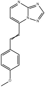 7-(4-METHOXYSTYRYL)[1,2,4]TRIAZOLO[1,5-A]PYRIMIDINE Struktur