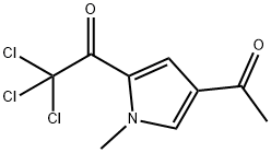 1-(4-ACETYL-1-METHYL-1H-PYRROL-2-YL)-2,2,2-TRICHLORO-1-ETHANONE Struktur