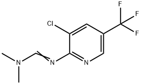 N'-[3-CHLORO-5-(TRIFLUOROMETHYL)-2-PYRIDINYL]-N,N-DIMETHYLIMINOFORMAMIDE Struktur