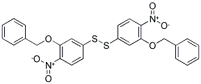 DI[3-(BENZYLOXY)-4-NITROPHENYL] DISULFIDE Struktur