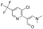 2-[3-CHLORO-5-(TRIFLUOROMETHYL)-2-PYRIDINYL]-3-(DIMETHYLAMINO)ACRYLALDEHYDE Struktur