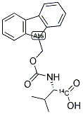 N-FMOC-L-VALINE, [1-14C] Struktur