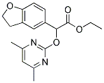 A-[(4,6-DIMETHYLPYRIMIDIN-2-YL)OXY]-2,3-DIHYDRO-5-BENZOFURANACETIC ACID , ETHYL ESTER Struktur