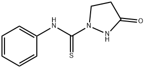 3-OXO-N-PHENYL-1-PYRAZOLIDINECARBOTHIOAMIDE Struktur