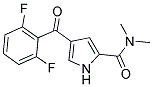 4-(2,6-DIFLUOROBENZOYL)-N,N-DIMETHYL-1H-PYRROLE-2-CARBOXAMIDE Struktur