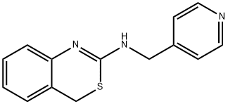 N-(4-PYRIDINYLMETHYL)-4H-3,1-BENZOTHIAZIN-2-AMINE Struktur