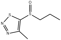 4-METHYL-1,2,3-THIADIAZOL-5-YL PROPYL SULFOXIDE Struktur