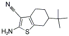 2-AMINO-6-TERT-BUTYL-4,5,6,7-TETRAHYDRO-BENZO[B]THIOPHENE-3-CARBONITRILE Struktur