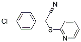 2-(4-CHLOROPHENYL)-2-(2-PYRIDINYLSULFANYL)ACETONITRILE Struktur