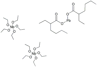 LEAD NIOBIUM ETHYLHEXANO-ETHOXIDE Struktur