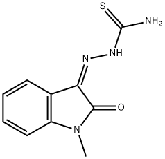 1-METHYLISATIN, 3-THIOSEMICARBAZIDE Struktur