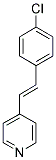 4-[2-(4-CHLOROPHENYL)-VINYL]-PYRIDINE Struktur