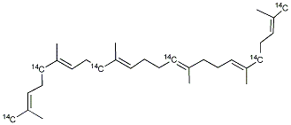 SQUALENE, [1,5,9,14,20,24-14C] Struktur