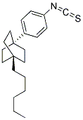 1-HEXYL-4-(4-ISOTHIOCYANATOPHENYL)BICYCLO[2.2.2]OCTANE Struktur