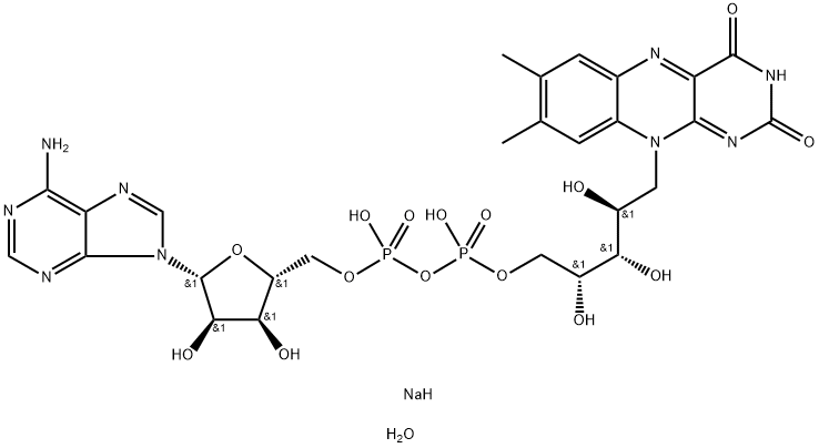 FLAVIN ADENINE DINUCLEOTIDE DISODIUM SALT DIHYDRATE Struktur