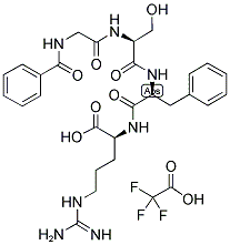 BZ-GLY-SER-PHE-ARG-OH TFA Struktur