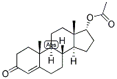 4-ANDROSTEN-17-ALPHA-OL-3-ONE ACETATE Struktur