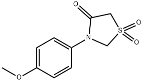 3-(4-METHOXYPHENYL)-1LAMBDA6,3-THIAZOLANE-1,1,4-TRIONE Struktur