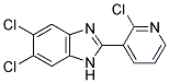 5,6-DICHLORO-2-(2-CHLORO-3-PYRIDINYL)-1H-1,3-BENZIMIDAZOLE Struktur