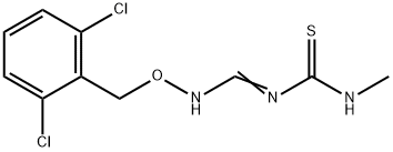 N-(([(2,6-DICHLOROBENZYL)OXY]IMINO)METHYL)-N'-METHYLTHIOUREA Struktur