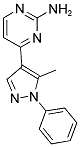 4-(5-METHYL-1-PHENYL-1H-PYRAZOL-4-YL)PYRIMIDIN-2-AMINE Struktur